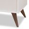 Baxton Studio Serafino Mid-Century White and Walnut Finished Wood Wine Cabinet 150-8997 - alternate 3